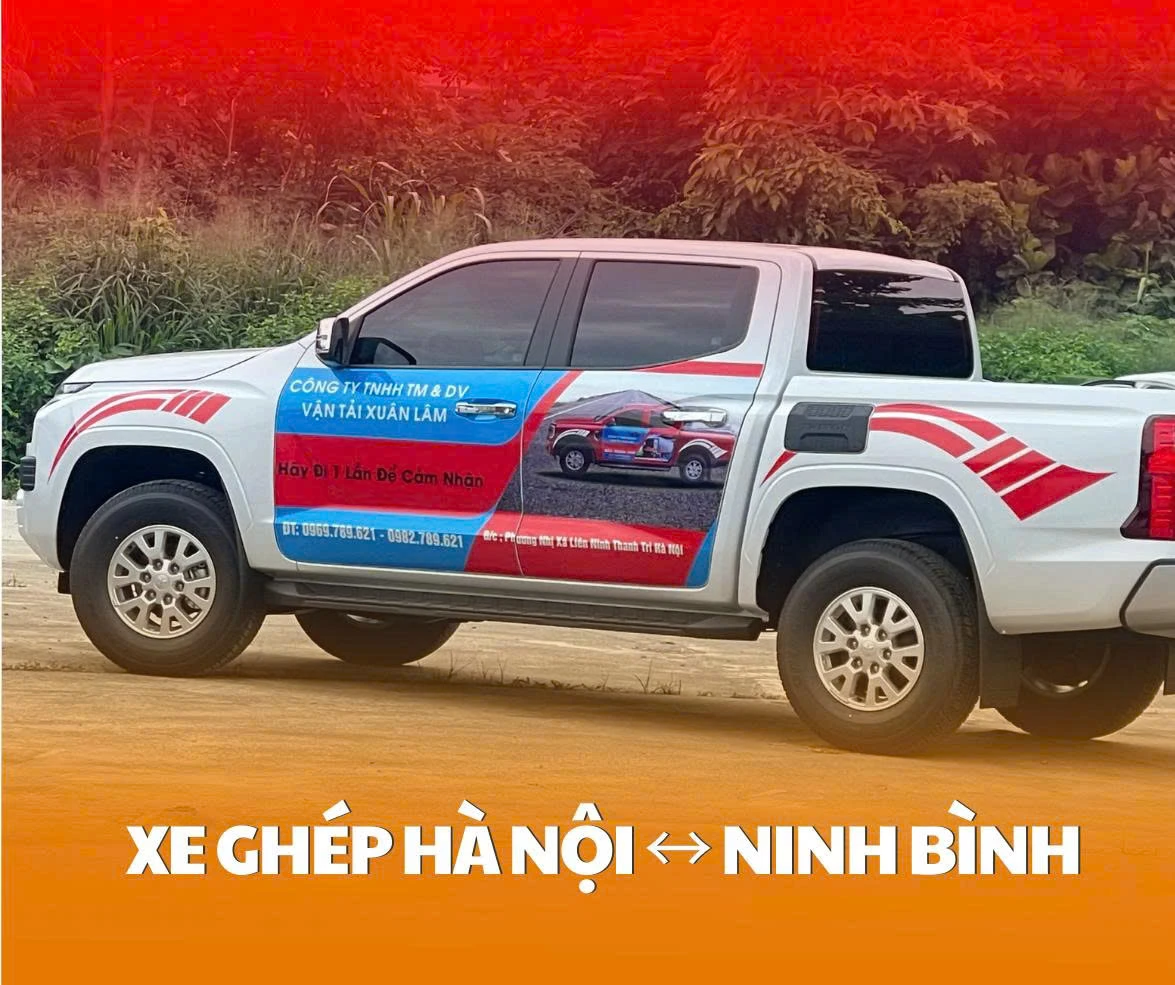 Xe ghép Hà Nội ↔ Ninh Bình