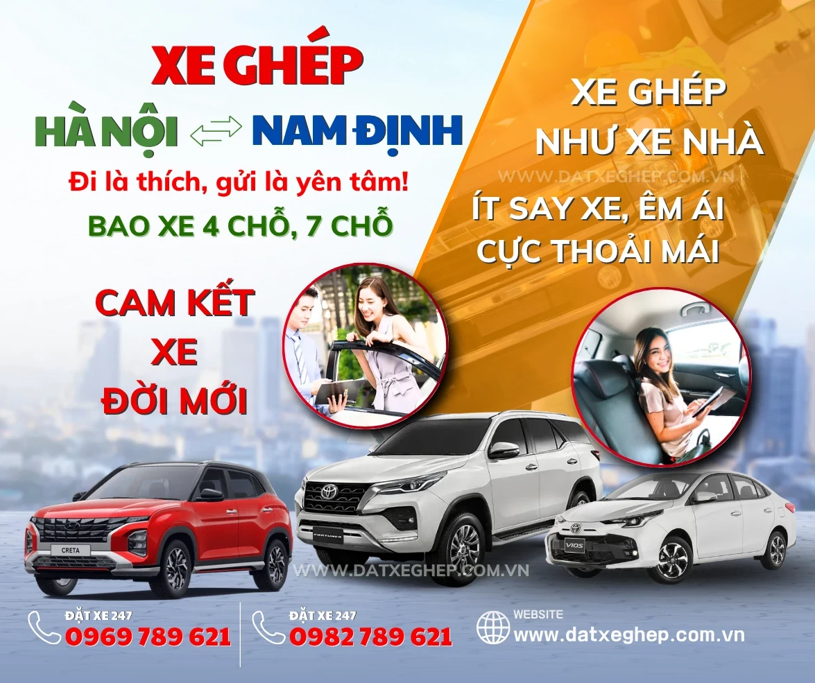 Xe ghép Hà Nội ↔ Nam Định